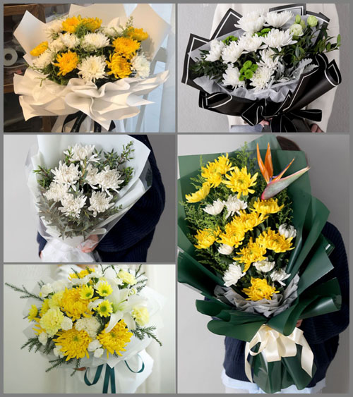 河南南阳桐柏县程湾乡白事花束代送